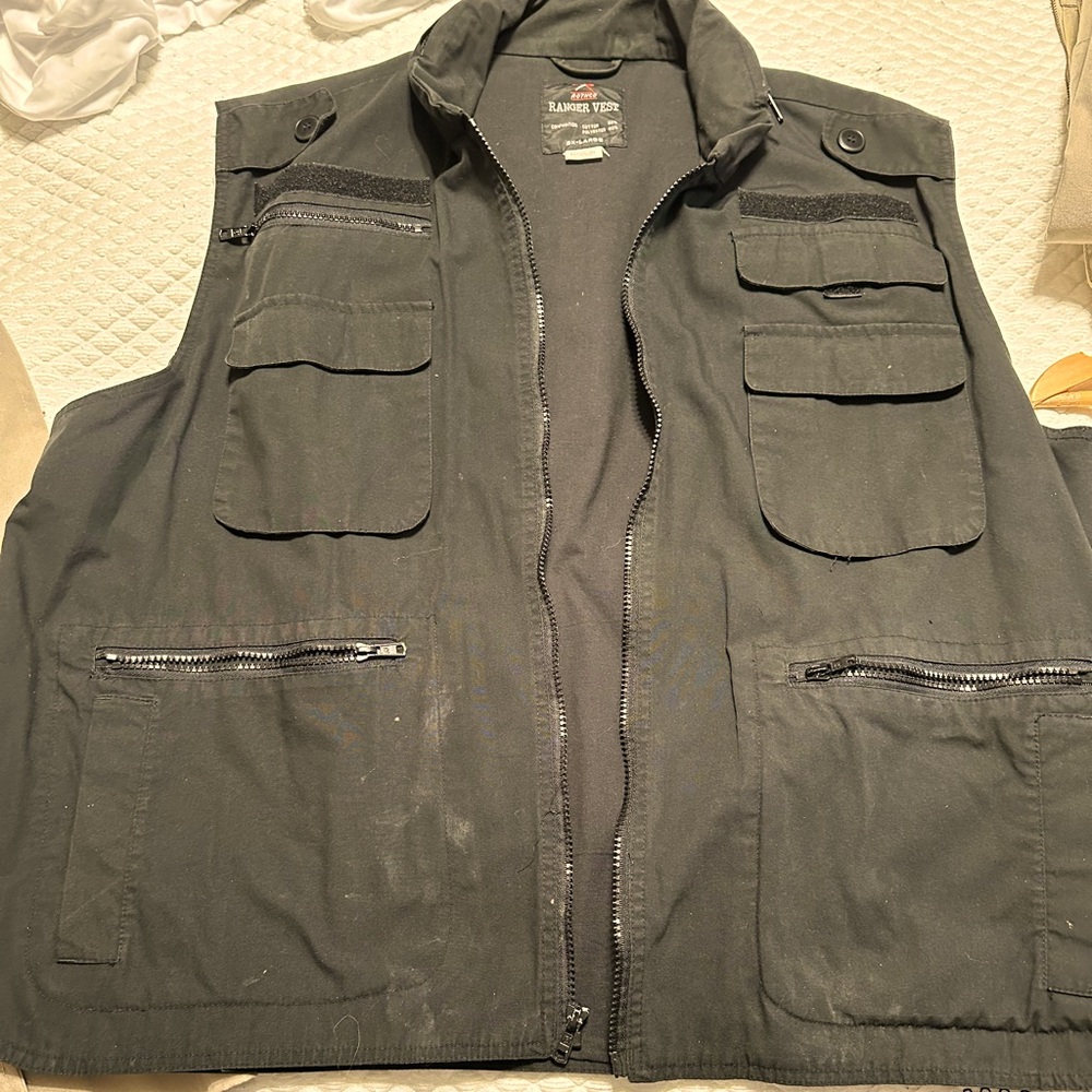 Tactical Black Vest by